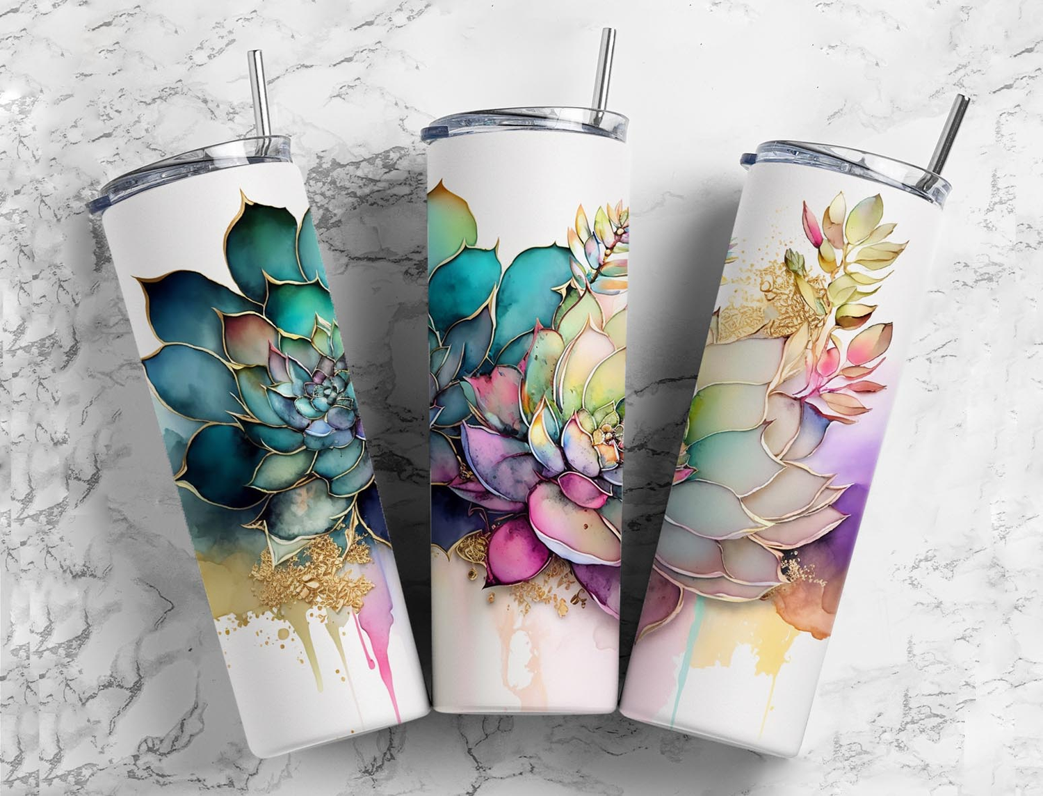 Floral Tumblers