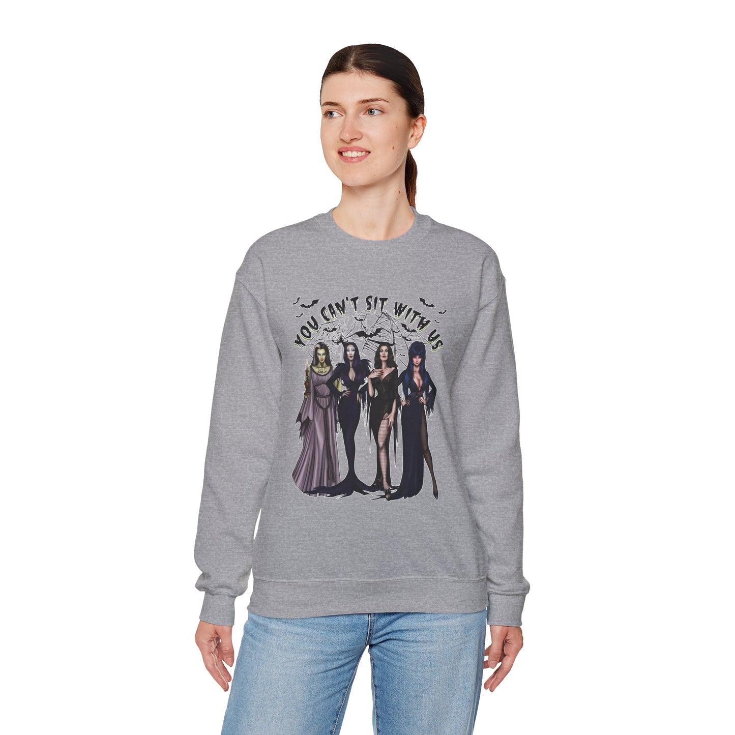 You Can't Sit With Us Spooky Girls Sweathshirt