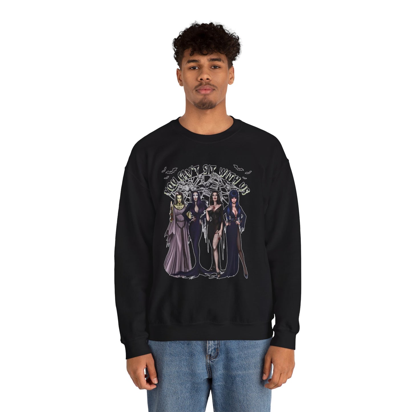 You Can't Sit With Us Spooky Girls Sweathshirt