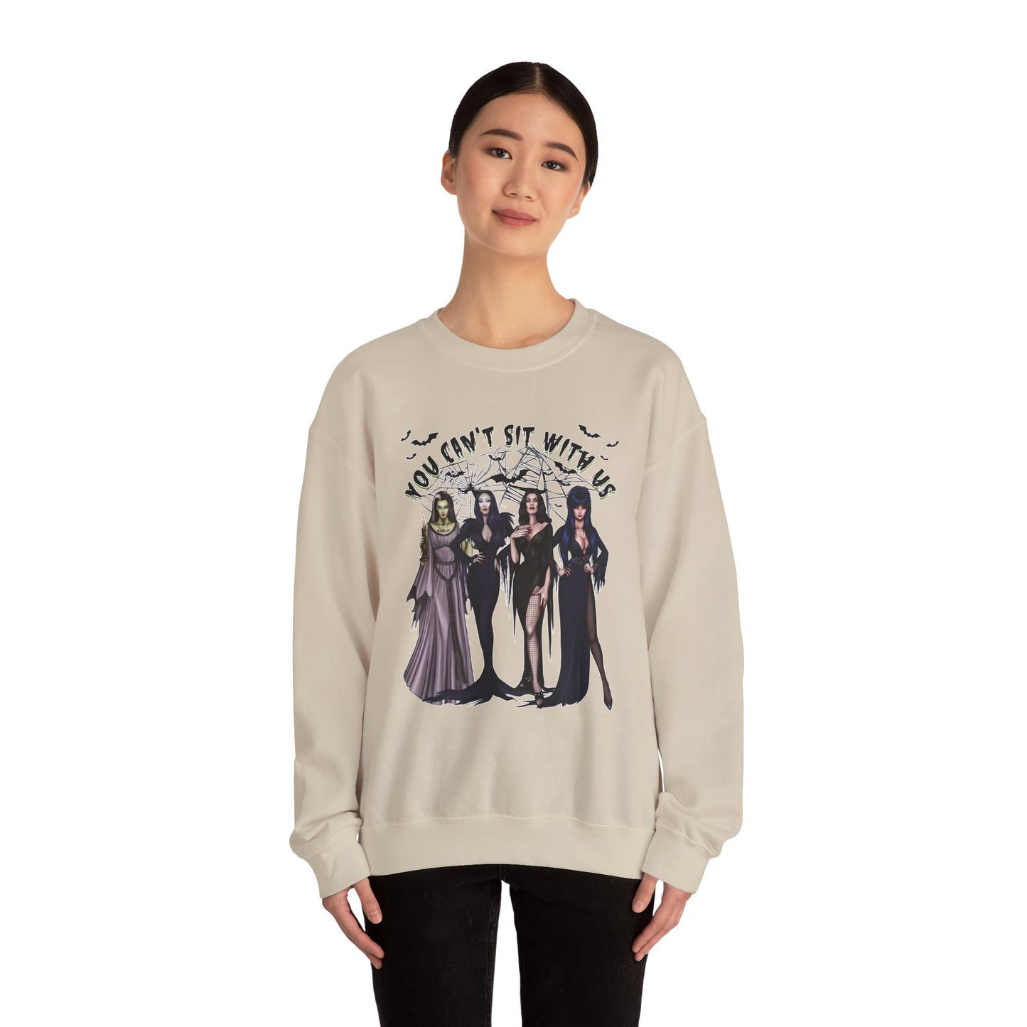 You Can't Sit With Us Spooky Girls Sweathshirt