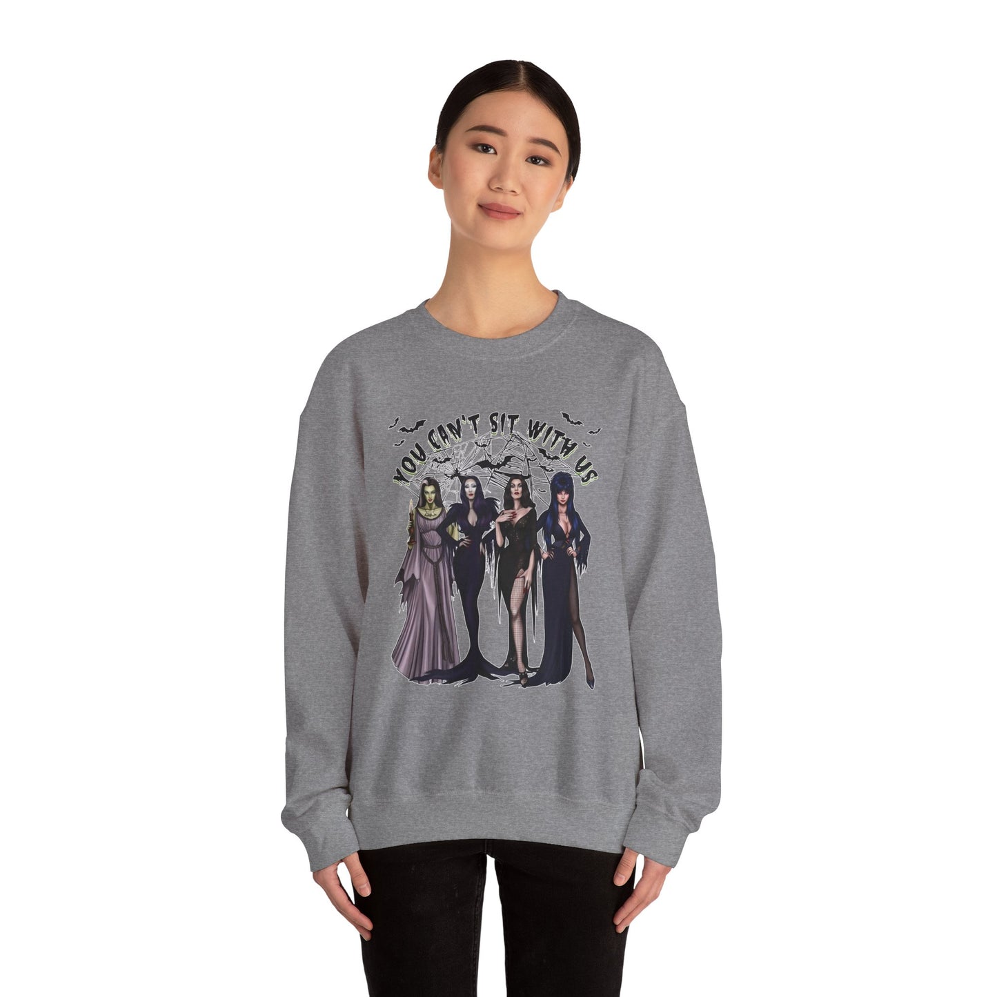 You Can't Sit With Us Spooky Girls Sweathshirt