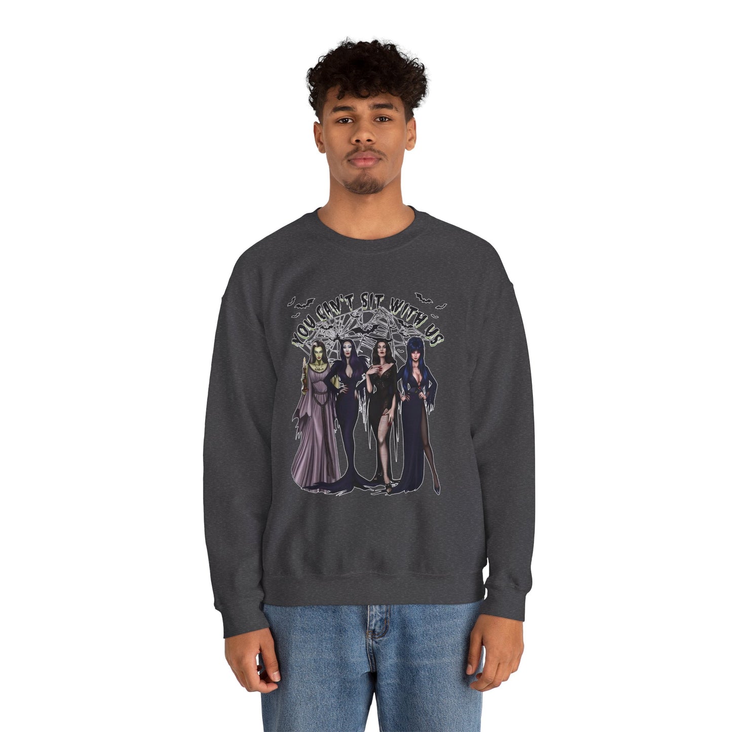 You Can't Sit With Us Spooky Girls Sweathshirt