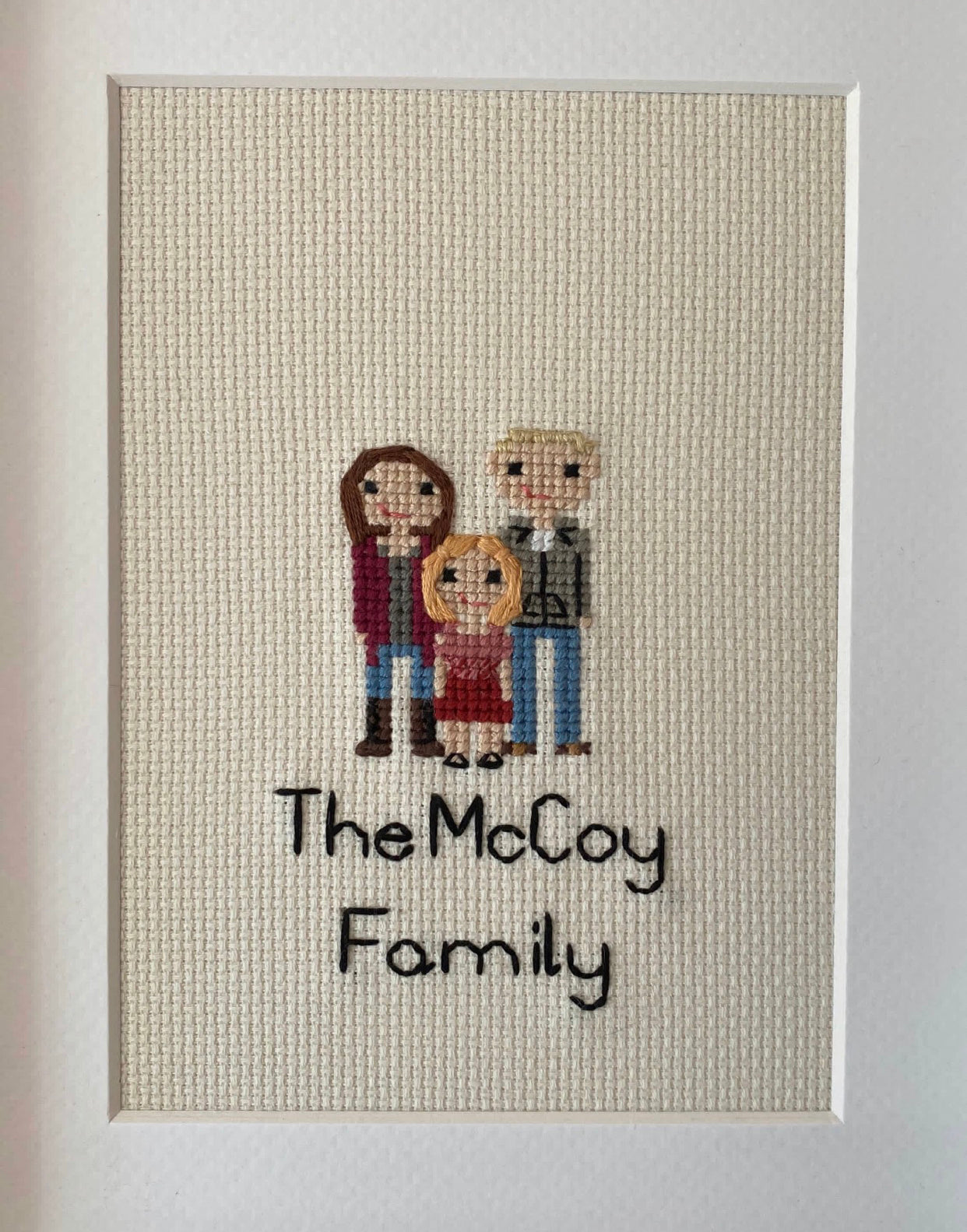 Custom Cross Stitch Portrait