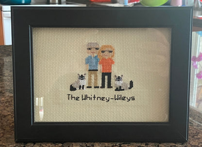 Custom Cross Stitch Portrait