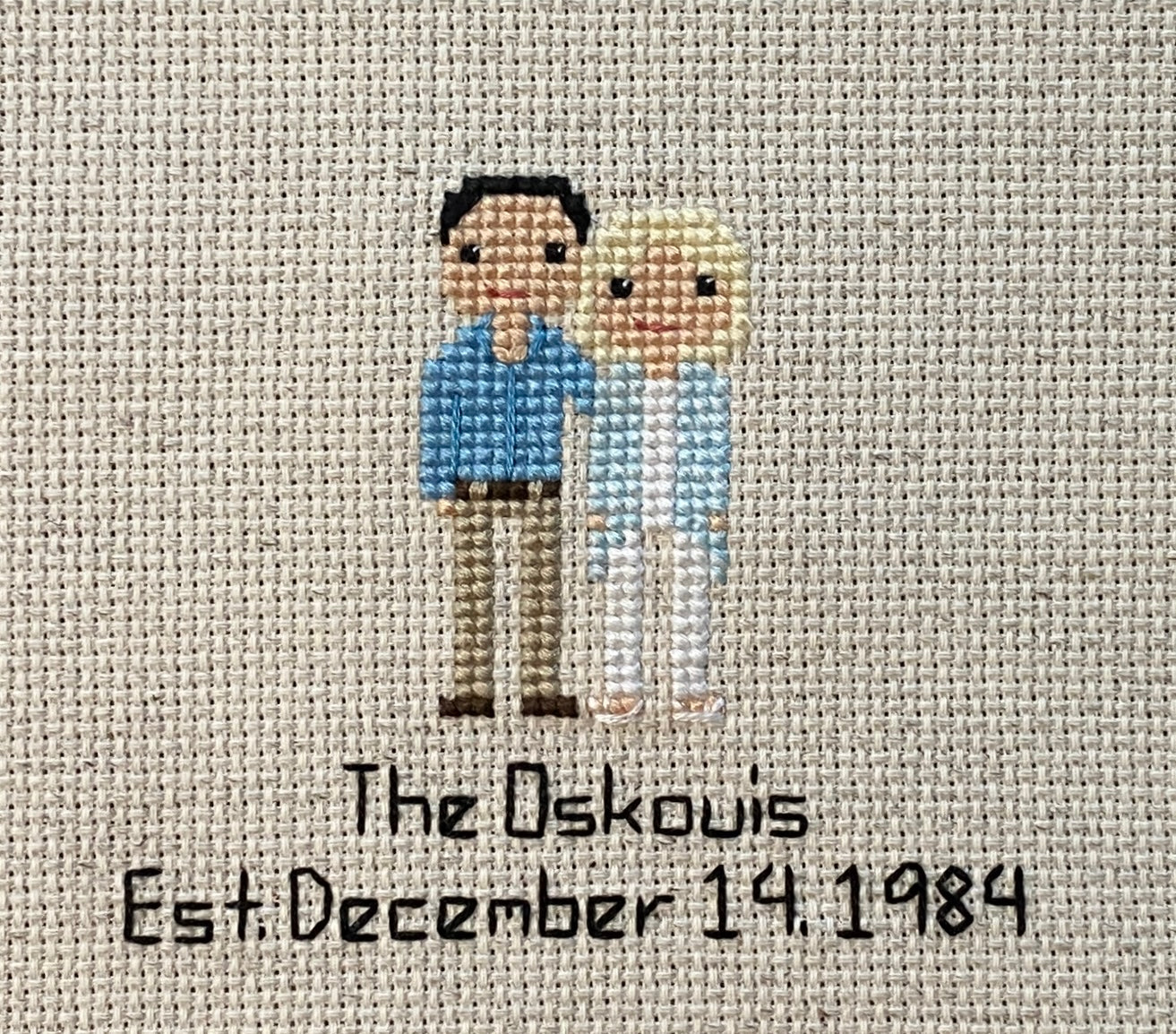 Custom Cross Stitch Portrait