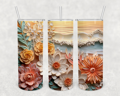 Bree Floral Beach Tumbler