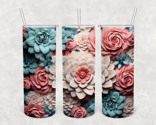 Gloria Floral Tumbler