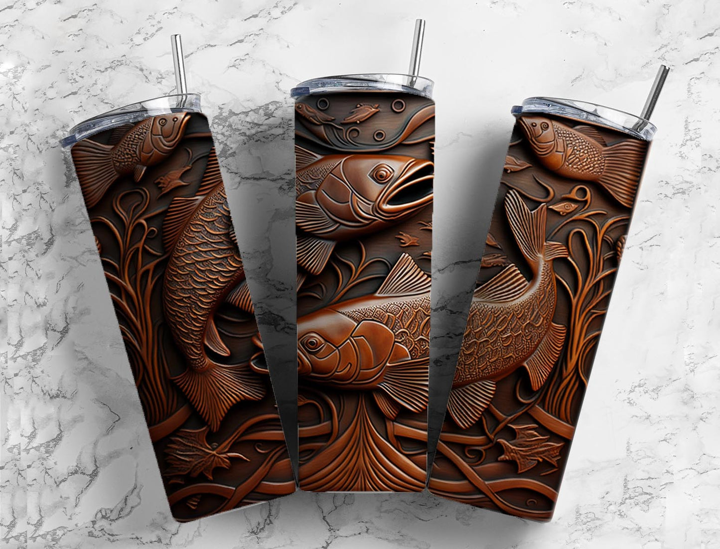 Shasta Wood Style Bass Tumbler