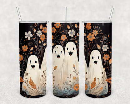 Isla Floral Ghost Tumbler