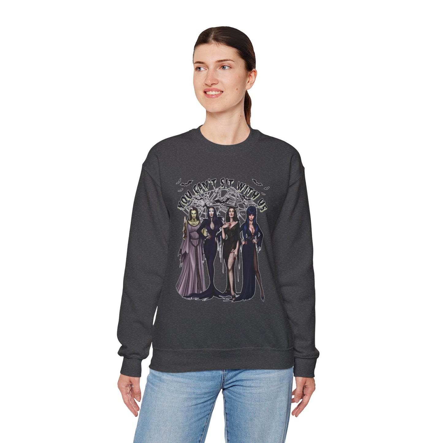 You Can't Sit With Us Spooky Girls Sweathshirt