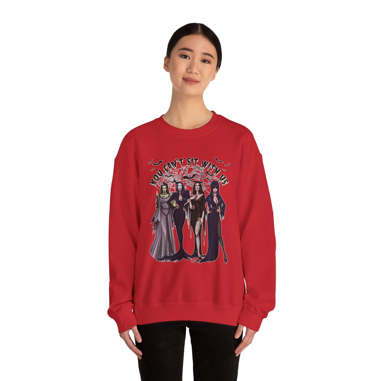 You Can't Sit With Us Spooky Girls Sweathshirt