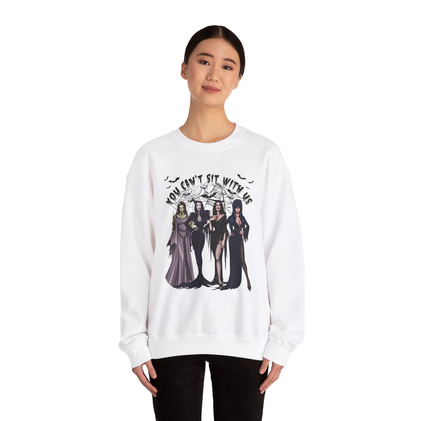 You Can't Sit With Us Spooky Girls Sweathshirt