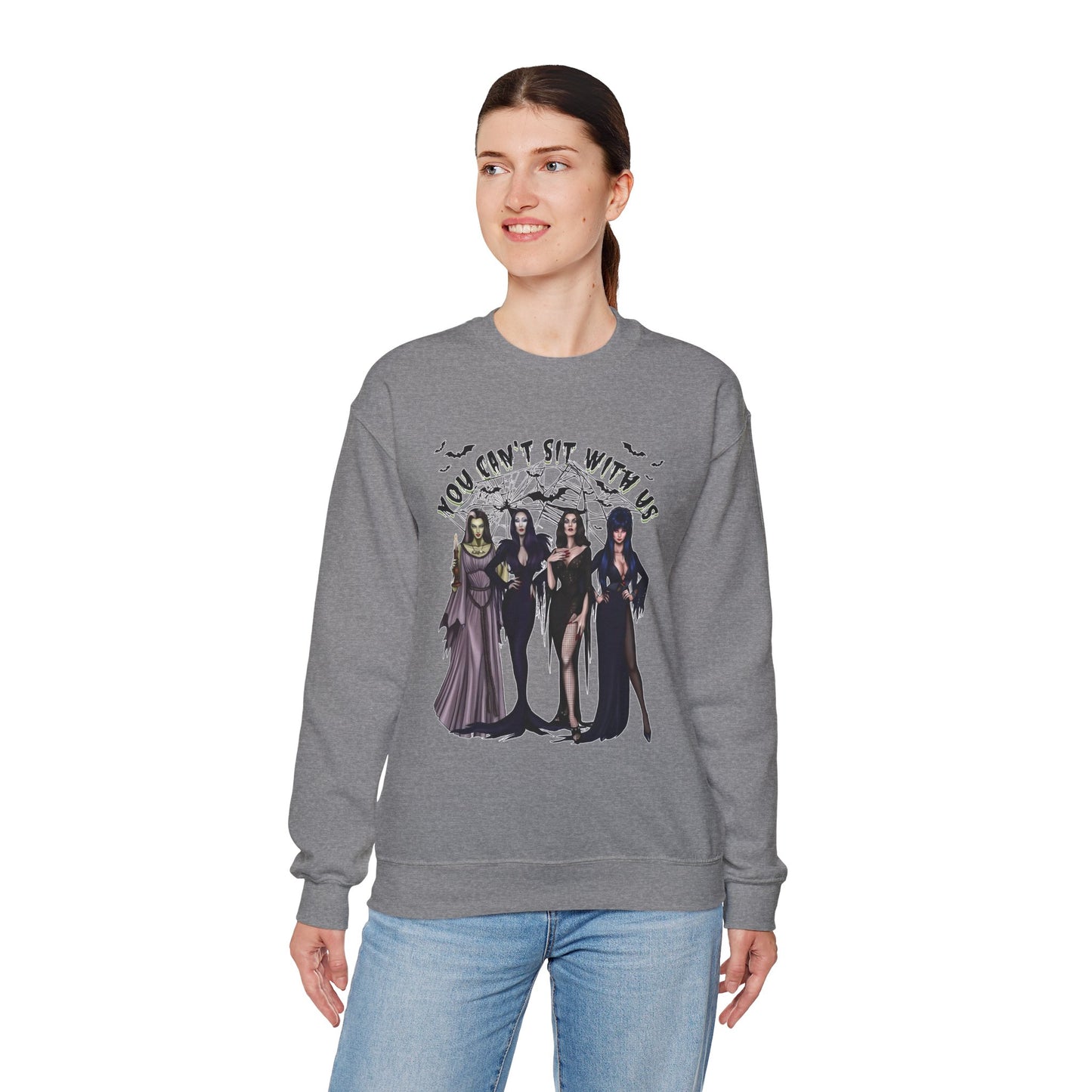 You Can't Sit With Us Spooky Girls Sweathshirt