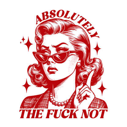 Absolutely The F* Not | Retro Girls Coffee Mug