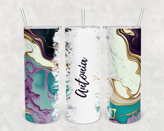 Antonia Personalized Ink Flow Tumbler