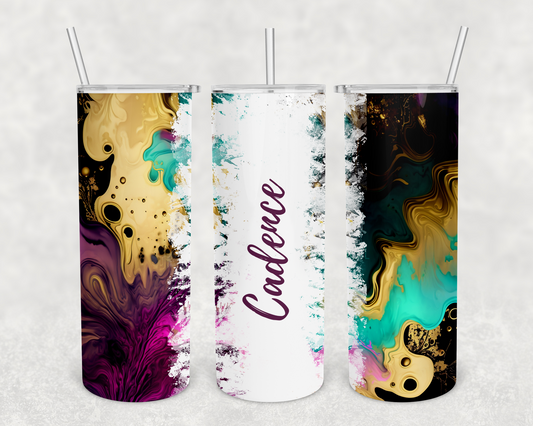 Cadence Personalized Ink Flow Tumbler