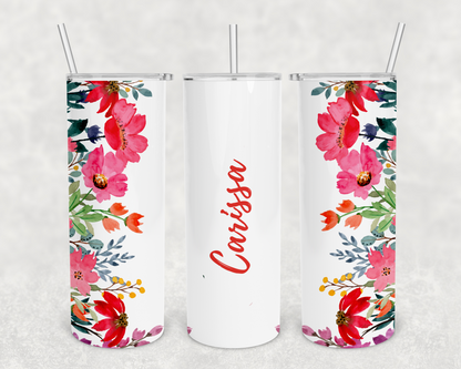 Carissa Floral Tumbler