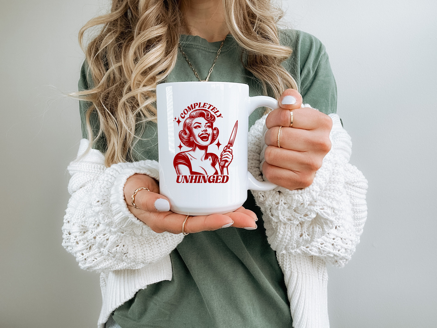 Completely Unhinged | Retro Girls Coffee Mug