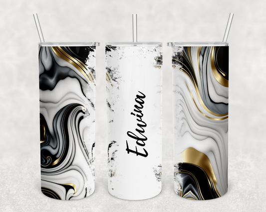 Edwina Personalized Ink Flow Tumbler