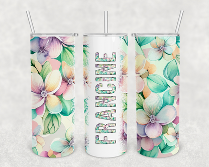 Francine Floral Tumbler