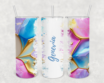 Genevia Personalized Ink Flow Tumbler