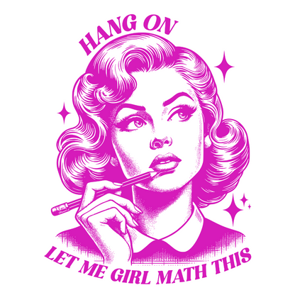 Hang On Let Me Girl Math This | Retro Girls Coffee Mug