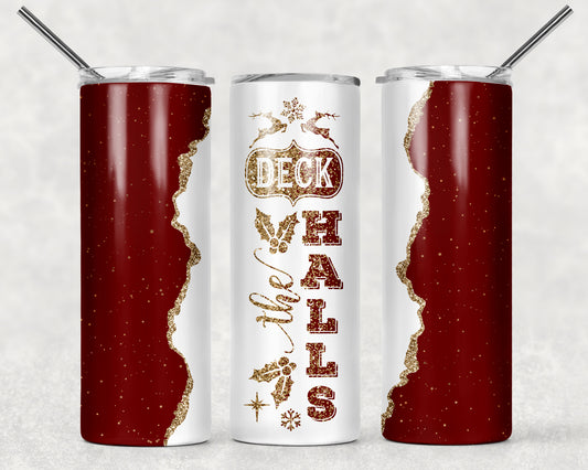 Holly Christmas Tumbler