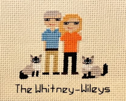 Custom Cross Stitch Portrait