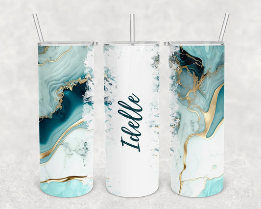 Idelle Personalized Ink Flow Tumbler