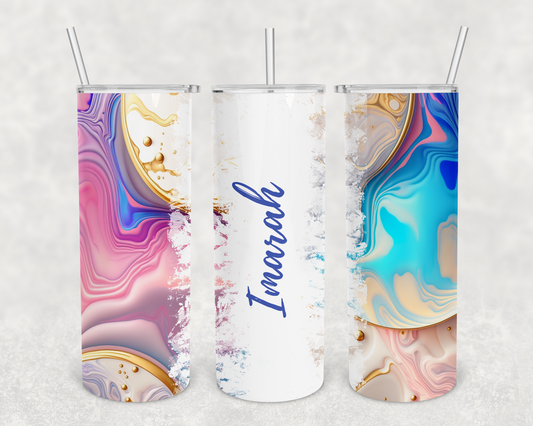 Imarah Personalized Ink Flow Tumbler