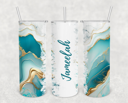 Jameelah Personalized Ink Flow Tumbler