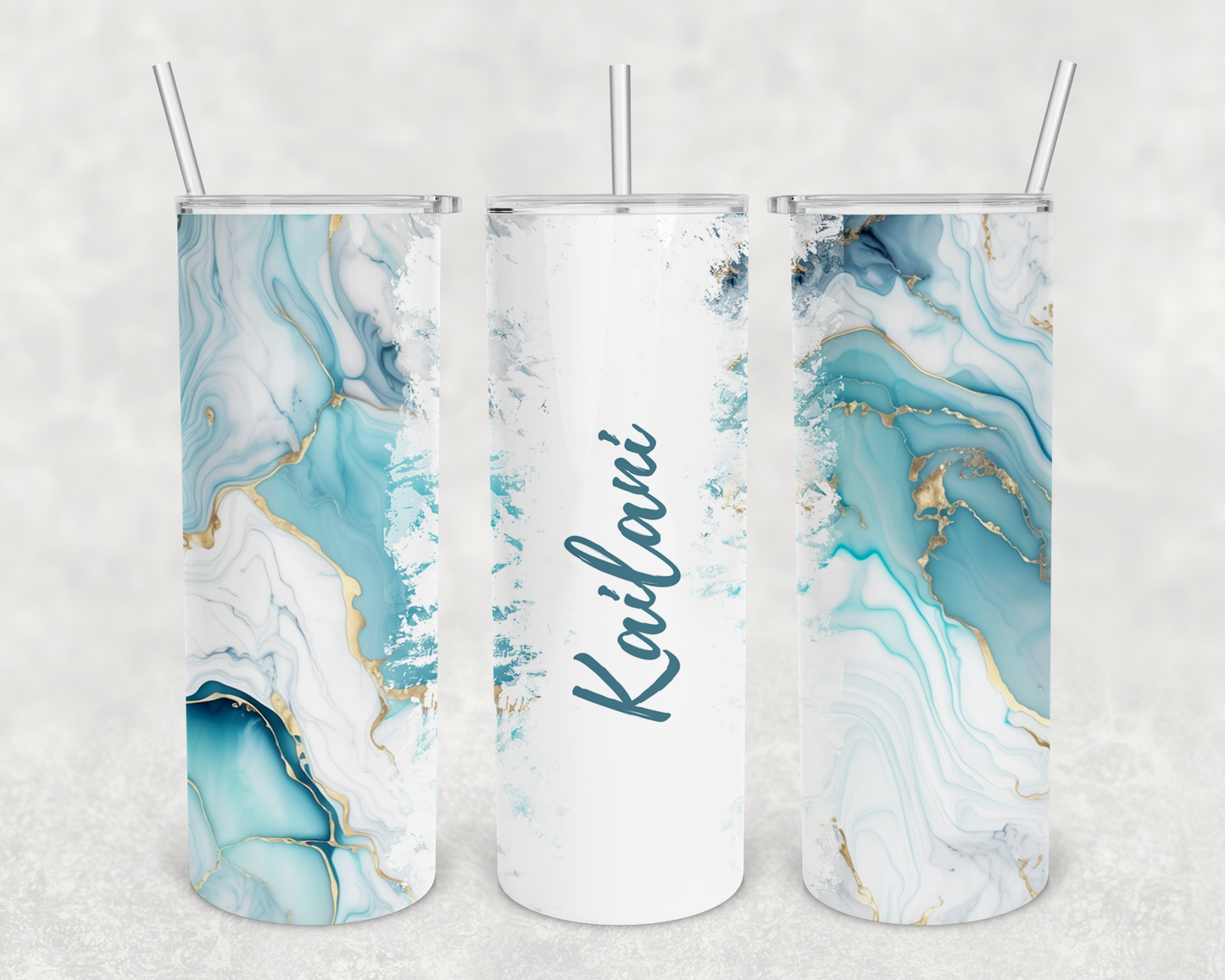 Kailani Personalized Ink Flow Tumbler