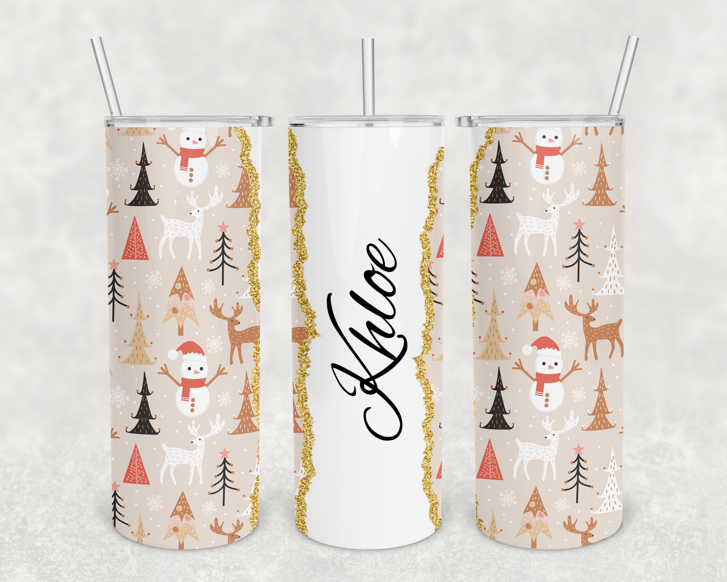 Khloe Christmas Tumbler