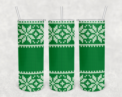 Merald Christmas Sweater Tumbler