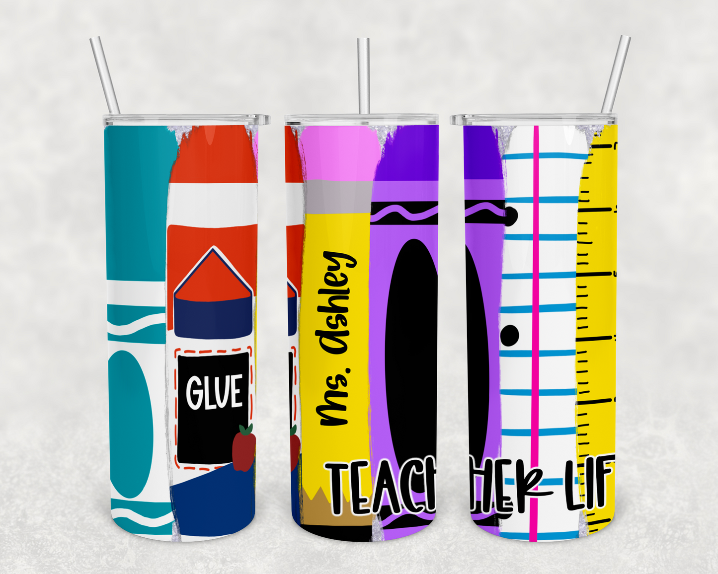 Ms. Ashley Teacher Life Teacher Tumbler