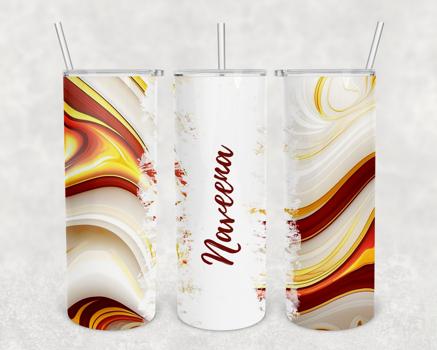 Naveena Personalized Ink Flow Tumbler