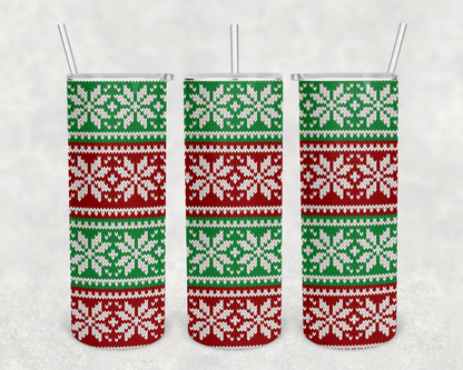 Nicholas Christmas Sweater Tumbler