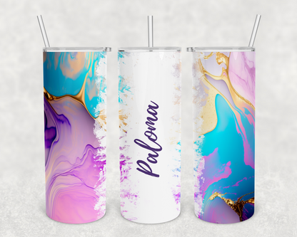 Paloma Personalized Ink Flow Tumbler