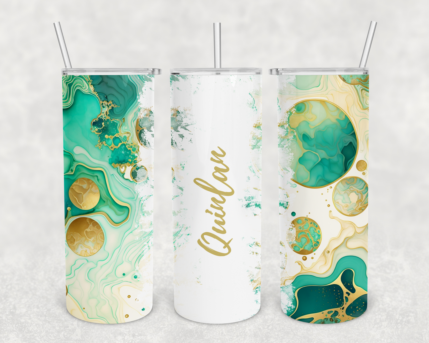 Quinlan Personalized Ink Flow Tumbler