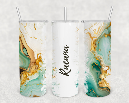 Raeana Personalized Ink Flow Tumbler