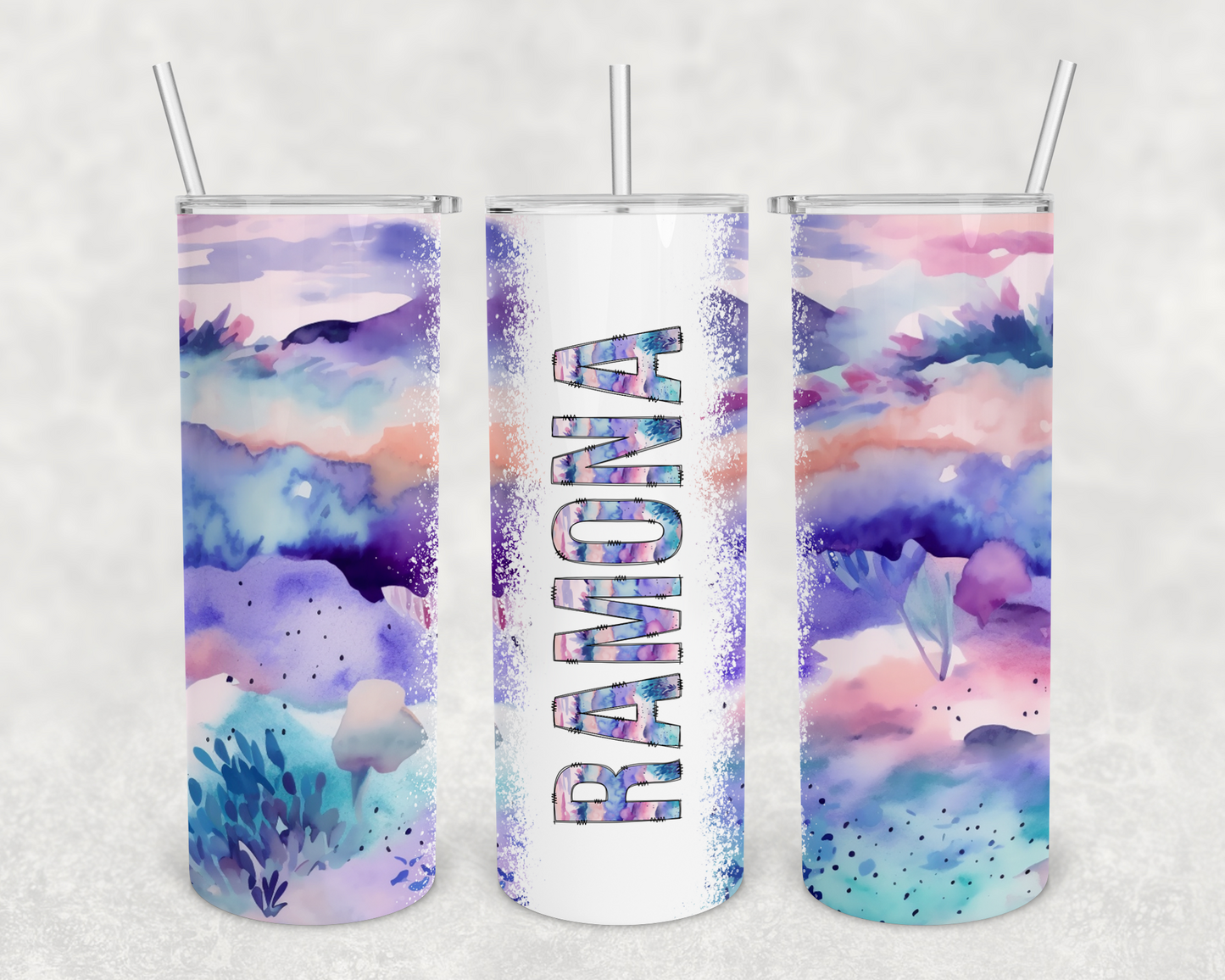 Ramona Floral Tumbler