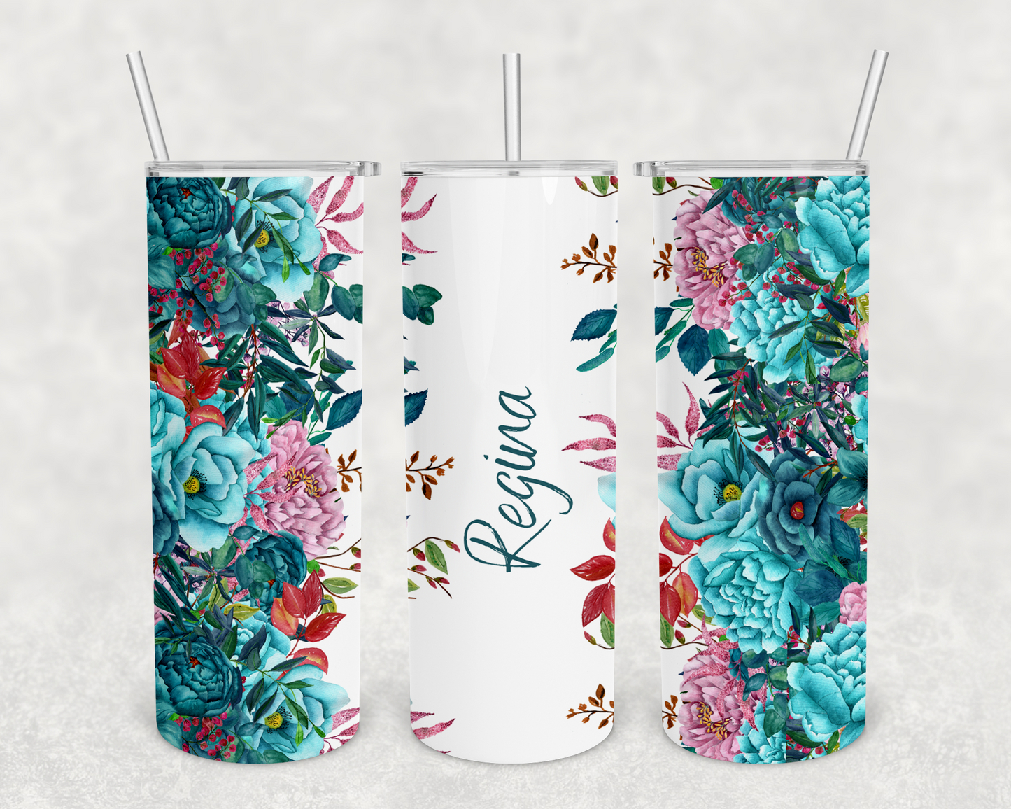 Regina Floral Tumbler