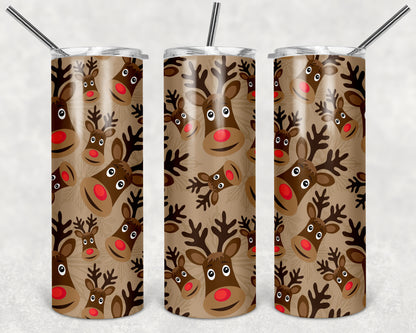 Rudolph Christmas Tumbler