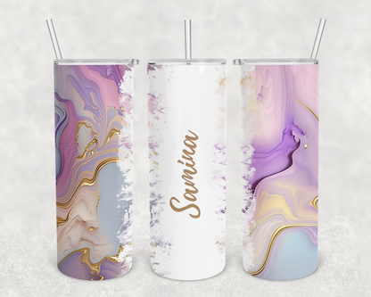 Samina Personalized Ink Flow Tumbler