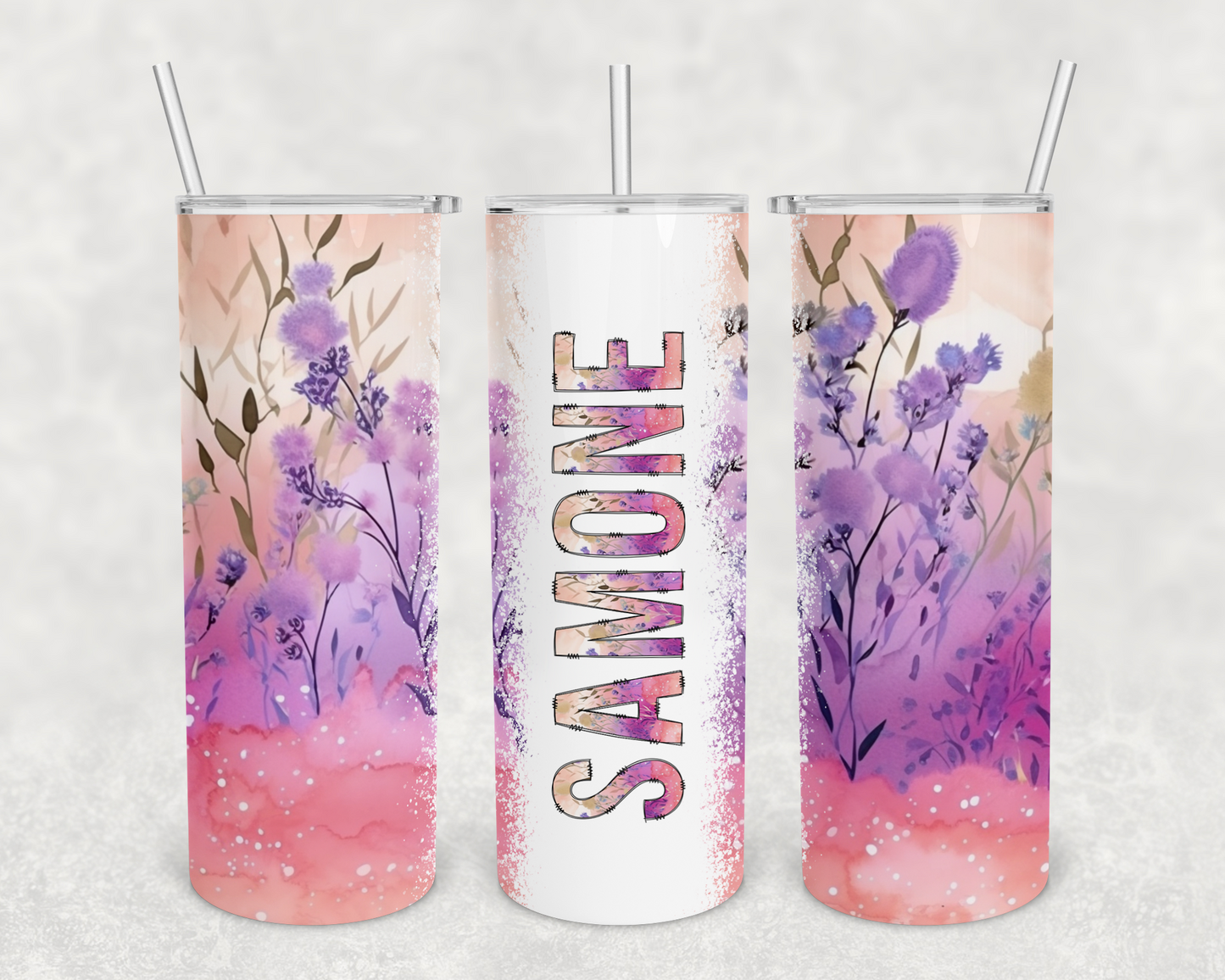 Samone Floral Tumbler