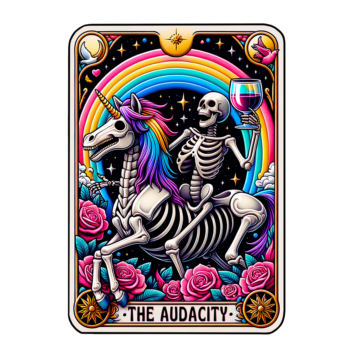 The Audacity Tarot Sticker