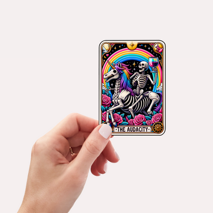 The Audacity Tarot Sticker