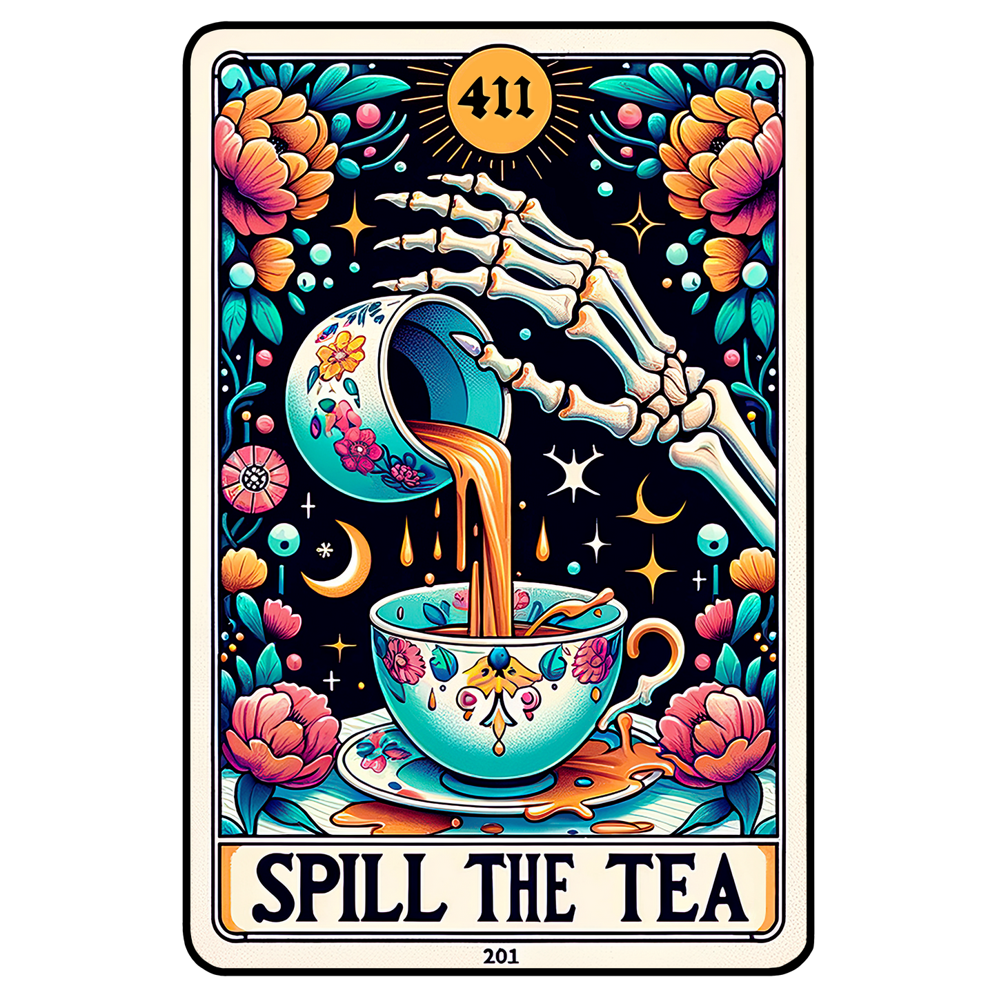 Spill The Tea | Sarcastic Tarot Coffee Mug