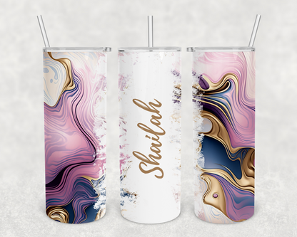 Shailah Personalized Ink Flow Tumbler