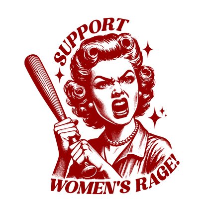 Support Women's Rage | Retro Girls Coffee Mug